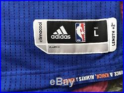 Knicks Carmelo Anthony Team Issued 2016-17 Pro Cut Game Jersey 70th Adidas Rev30