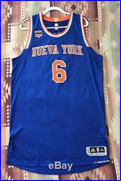 Knicks Nueva York Porzingis Team Issued Pro Cut Game Jersey 70th Adidas Rev30