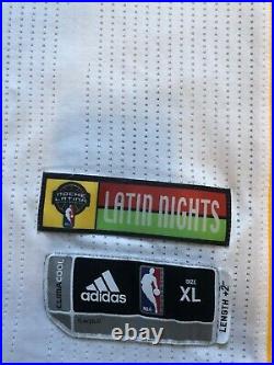 Kobe Bryant 2011-12 Lakers Latin Nights Pro Cut Jersey. Game Issued. Game Worn