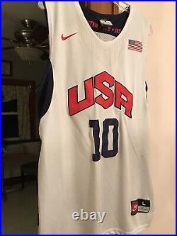 Kobe Bryant 2012 Olympic Team USA Issue Game Cut Nike Jersey Size L
