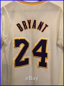 Kobe Bryant Authentic Adidas Lakers Game Issued Pro Cut Game Worn Jersey 2XL +2