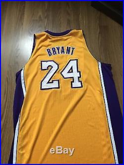Kobe Bryant Game Issued Los Angeles Lakers Jersey Adidas NBA