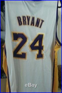 Kobe Bryant Game Jersey Issued Dual Signed DC Sports