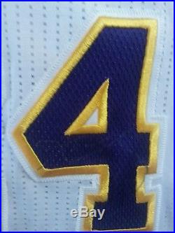 Kobe Bryant Game Jersey Issued Dual Signed DC Sports