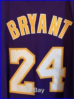Kobe Bryant Lakers 2009 NBA Finals Game Team Issued Adidas NBA Jersey READ DESC