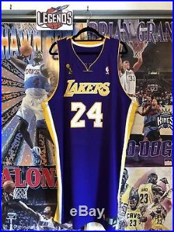 Kobe Bryant Lakers 2009 NBA Finals Game Team Issued Procut Adidas NBA Jersey GI
