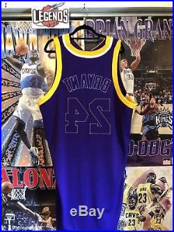 Kobe Bryant Lakers 2009 NBA Finals Game Team Issued Procut Adidas NBA Jersey GI