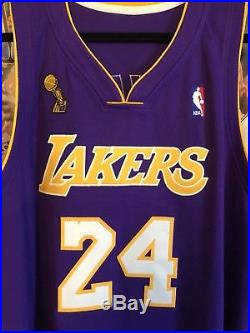 Kobe Bryant Lakers 2009 NBA Finals Game Worn Used Team Issued Adidas NBA Jersey