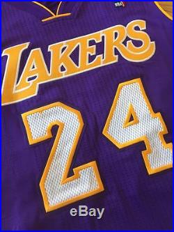 Kobe Bryant Los Angeles Lakers Alt Purple Game Jersey Procut Mesh Number Issued