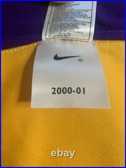 Kobe Bryant Signed 2000-01 Game Issued Los Angeles Lakers Jersey Beckett & PSA