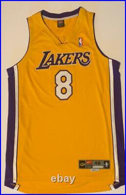 Kobe Bryant Signed 2000-01 Game Issued Los Angeles Lakers Jersey Beckett & PSA