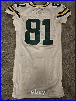 Koren Robinson #81 Game Worn Jersey Green Bay Packers Player Team Issued NFL