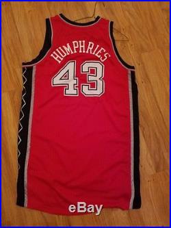 Kris Humphries 2011-2012 NETS Game Worn Used Jersey 3XL+4 Pro Cut Team Issue