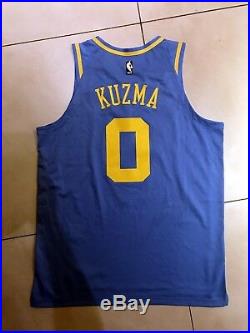 Kyle Kuzma Los Angeles Lakers MPLS Game Used Worn Issued Retro Nike Jersey