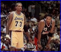 Lakers Dennis Rodman Game Issued Jersey 98-99 Nba Kobe Jordan Bulls Pistons Worn