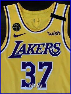 Lakers Kostas Antetokounmpo Pro Cut Player Jersey Game Worn NBA Finals Issued