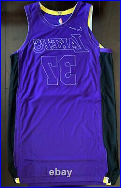 Lakers Kostas Antetokounmpo Team Issued Pro Jersey Game Worn Kobe Bryant Patch