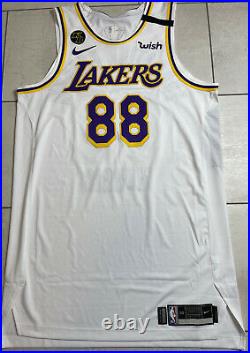 Lakers Markieff Morris #88 Pro Cut Player Jersey Game Worn NBA Finals Issued