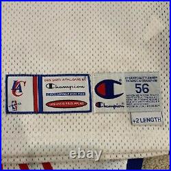 Lamar Odom Clippers Champion Pro Cut / Team Game Issued Home White Jersey 98-00
