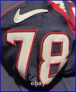 Laremy Tunsil Signed Houston Texans NFL Team Issued Game Jersey (Ole Miss)