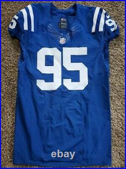 Lavar Edwards Indianapolis Colts 2015 Nike Team Issued Football Jersey 48 Game