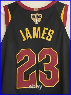LeBron James 2018 NBA Finals Game 1 Issued Cleveland Cavaliers Jersey worn used