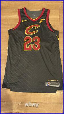 LeBron James CAVs game worn used team issued pro cut jersey