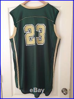 Lebron James 2003 St Vincent St Mary Game Issued High School Jersey GREEN