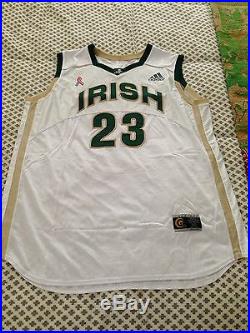 Lebron James 2003 St Vincent St Mary Game Issued High School White Jersey