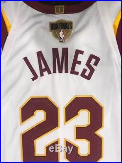 Lebron James 2017-2018 Game Issued Nike Finals Jersey 48+4 Game Worn