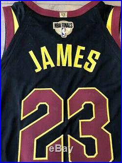 Lebron James Cleveland Cavaliers 2018 Game Worn Issued Finals Uniform Lakers