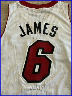 Lebron James Miami Heat Game Issued/Game Worn Jersey! Shows Game Use