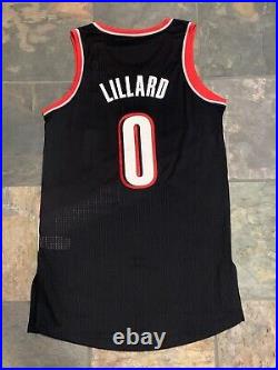 Lillard Game Jersey NBA Rev30 adidas jersey Team Issue Pro Cut NBA Trailblazers