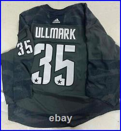 Linus Ullmark 2019-20 Buffalo Sabres Bruins Game Issued Hockey Jersey 50th Anniv