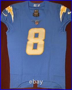 Lochlan Edwards Los Angeles Chargers NFL Team Issued Game Jersey (Sam Houston)