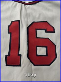 Long Island New York Braves Game Worn Team Issued Sleeveless Jersey XL PZBLNY