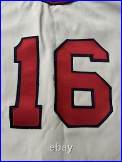 Long Island New York Braves Game Worn Team Issued Sleeveless Jersey XL PZBLNY