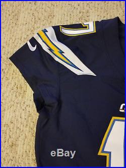 Los Angeles Chargers Phillip Rivers 2017 Game Issued Jersey un-Worn San Diego