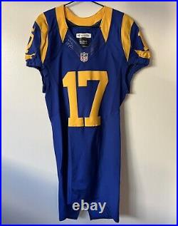 Los Angeles Ram Robert Woods Game Issued Signed Uncut 2014 Nike Throwback Jersey
