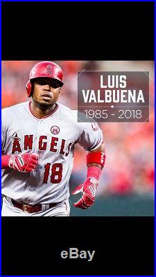 Luis Valbuena Game Used/Team Issued Jersey Don Baylor Angel Patch MLB Authentic