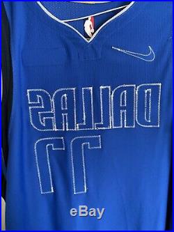Luka Doncic NBA Dallas Mavericks Game Issued Worn Signed Autographed Jersey MVP
