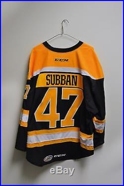 Malcolm Subban Providence Bruins Game Issued Jersey