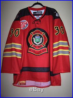 Manitoba Moose Fire Fighter Day Game Issued Not Worn Jersey Jamie Phillips 30