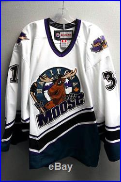 Manitoba Moose Legends Retro Day Game Issued Not Worn Jersey Fred Brathwaite 31
