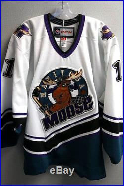 Manitoba Moose Legends Retro Day Game Issued Not Worn Jersey Scott Arniel 11