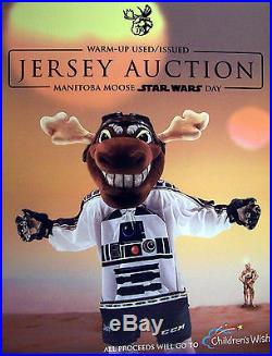 Manitoba Moose Star Wars Night Game Issued Not Worn Jersey Tyson Wilson 40