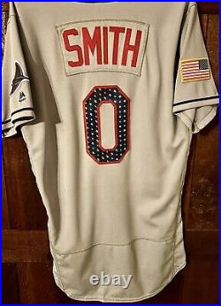 MLB Tampa Bay Rays Jersey Team Issued Mallex Smith Size 42 July 4th Jersey