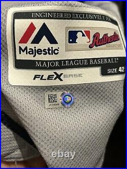 MLB Tampa Bay Rays Jersey Team Issued Mallex Smith Size 42 July 4th Jersey