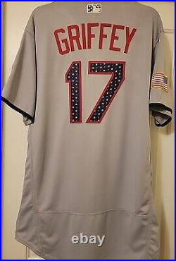 Majestic Chicago White Sox Stars Stripes Ken Griffey Jr Team Issued Game Jersey