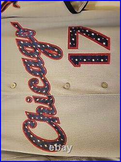 Majestic Chicago White Sox Stars Stripes Ken Griffey Jr Team Issued Game Jersey